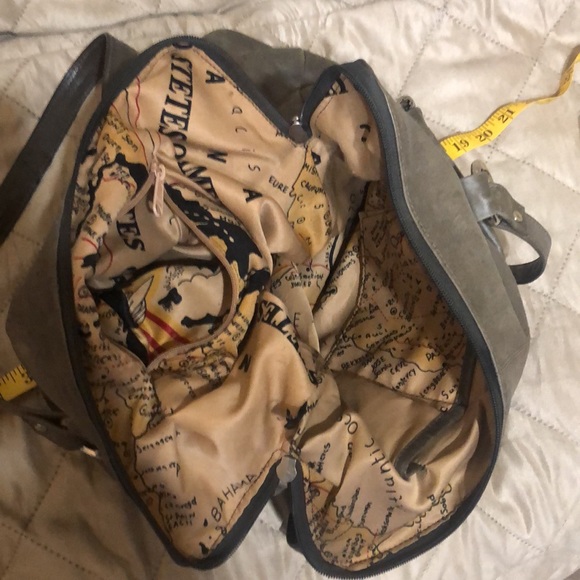 Leather gray purse - Picture 10 of 11